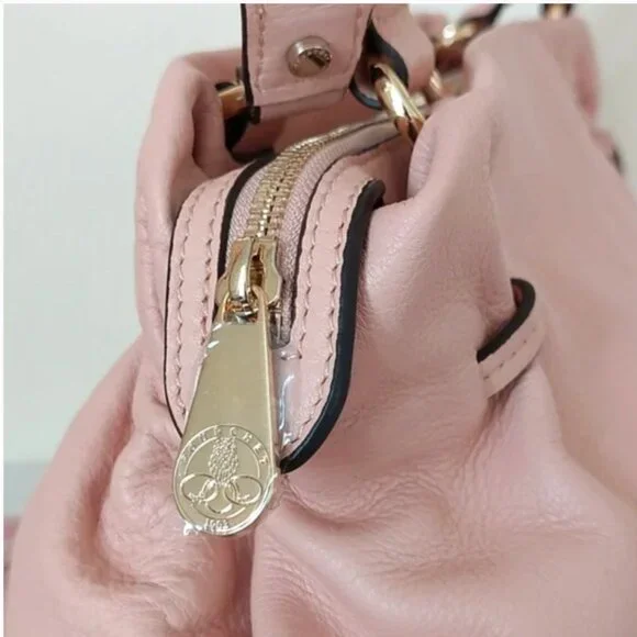 Maison Pourchet Powder Pink Buttery Soft Leather Bag Made in France Like New! 😍 - Picture 11 of 15